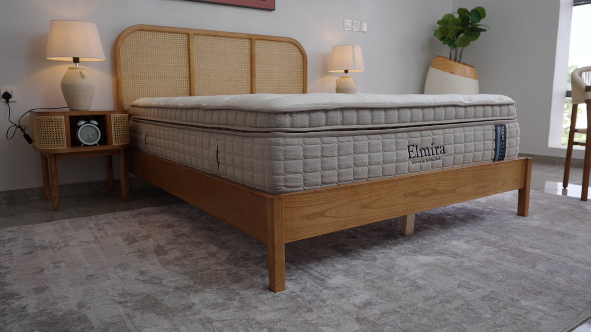 Load video: The Elmira Hybrid Mattress